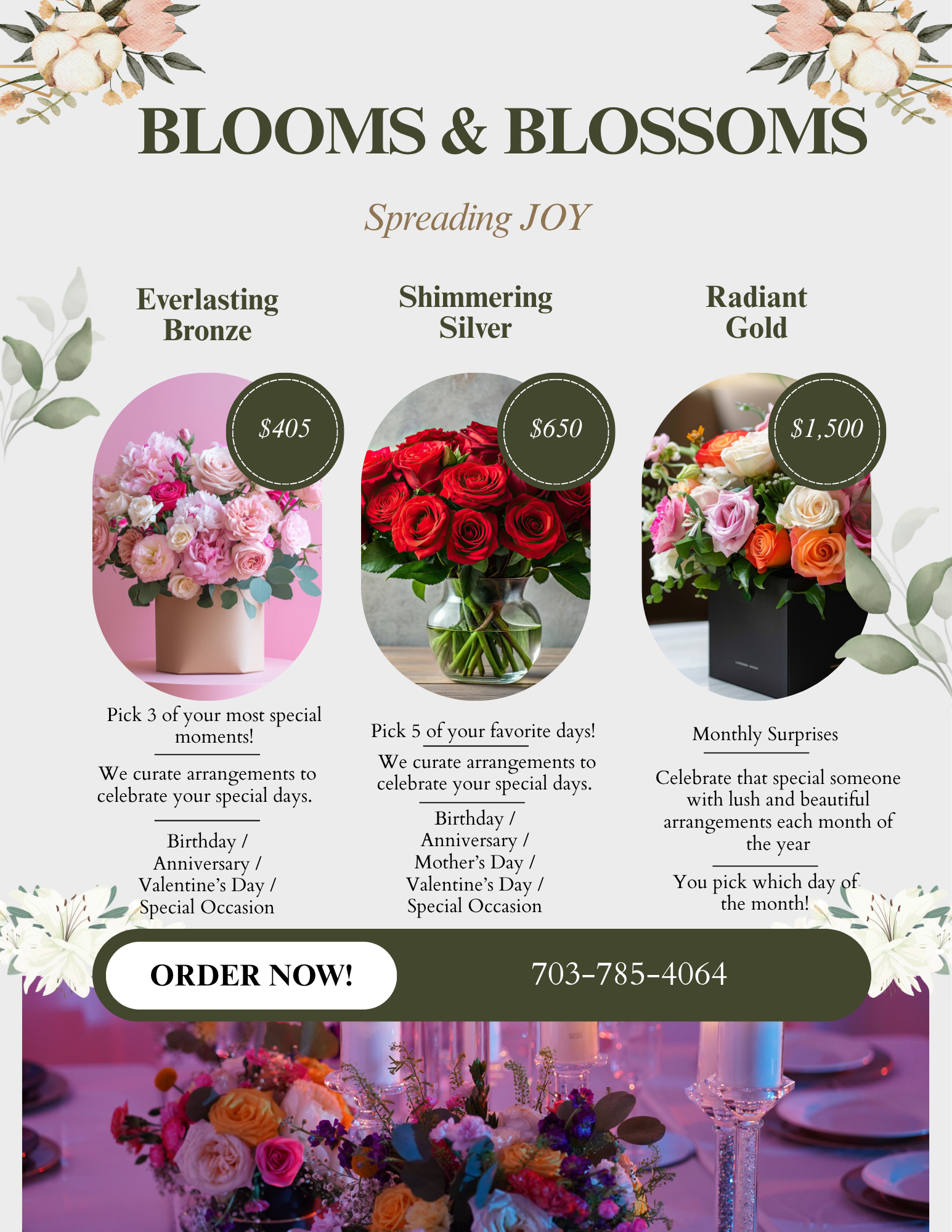 Blooms & Blossoms Flower Subscription